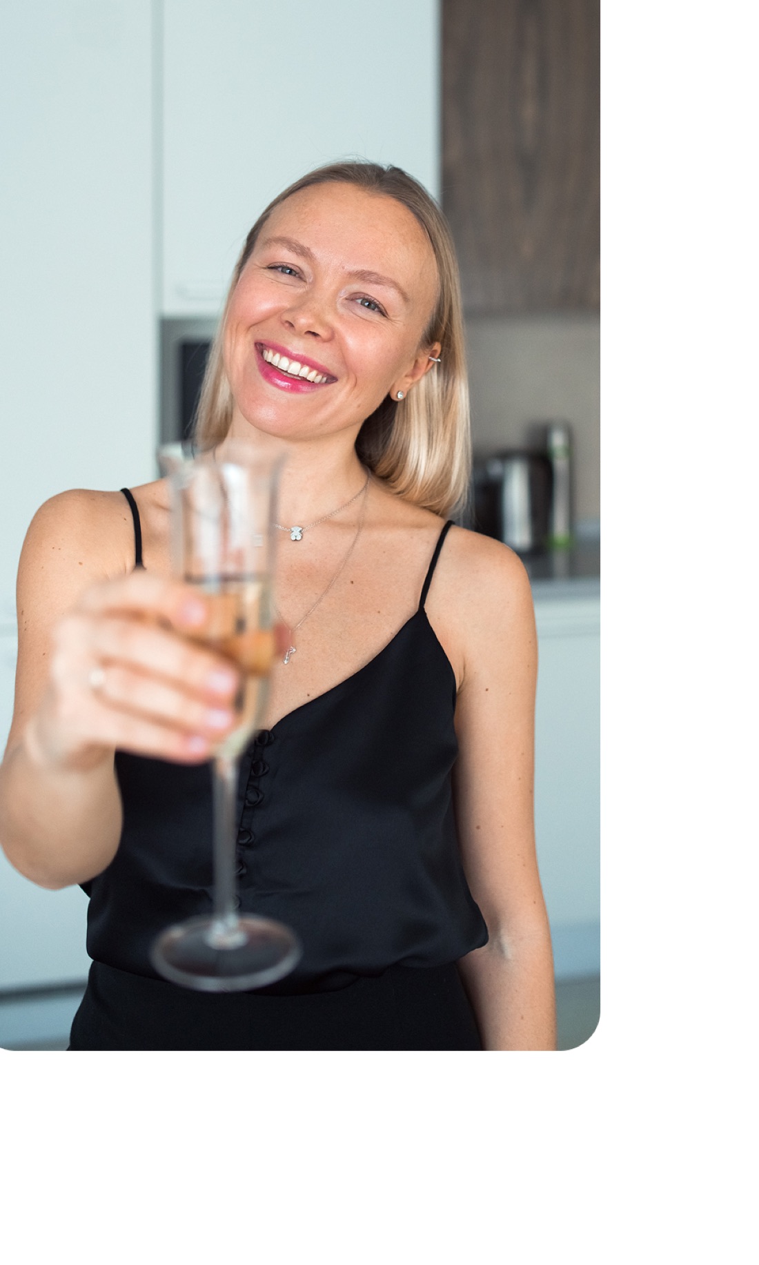 Creator celebrating a result