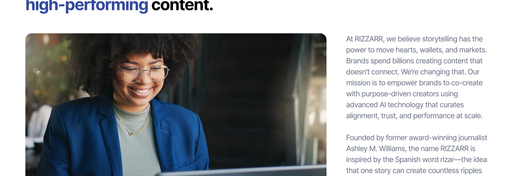 Water ripple visualizing compounding impact